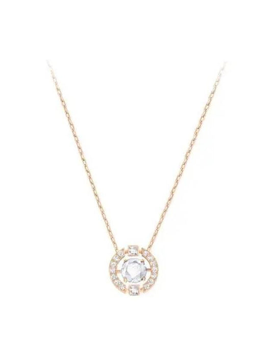 Sparkling Dance Necklace Rose Gold Plated - SWAROVSKI - BALAAN 2