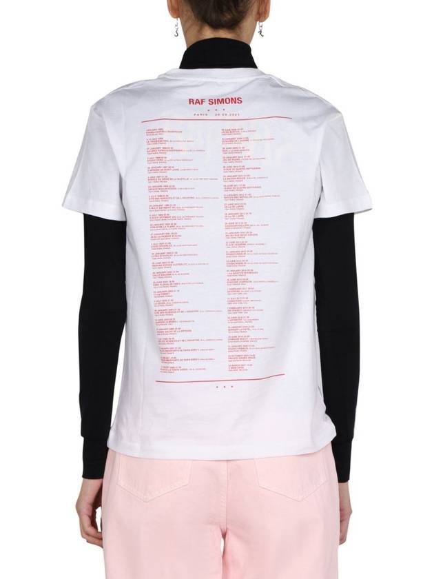 Raf Simons Logo Print T-Shirt - RAF SIMONS - BALAAN 3