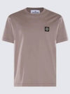 Logo Patch Short Sleeves T-Shirt Dove Grey - STONE ISLAND - BALAAN 2