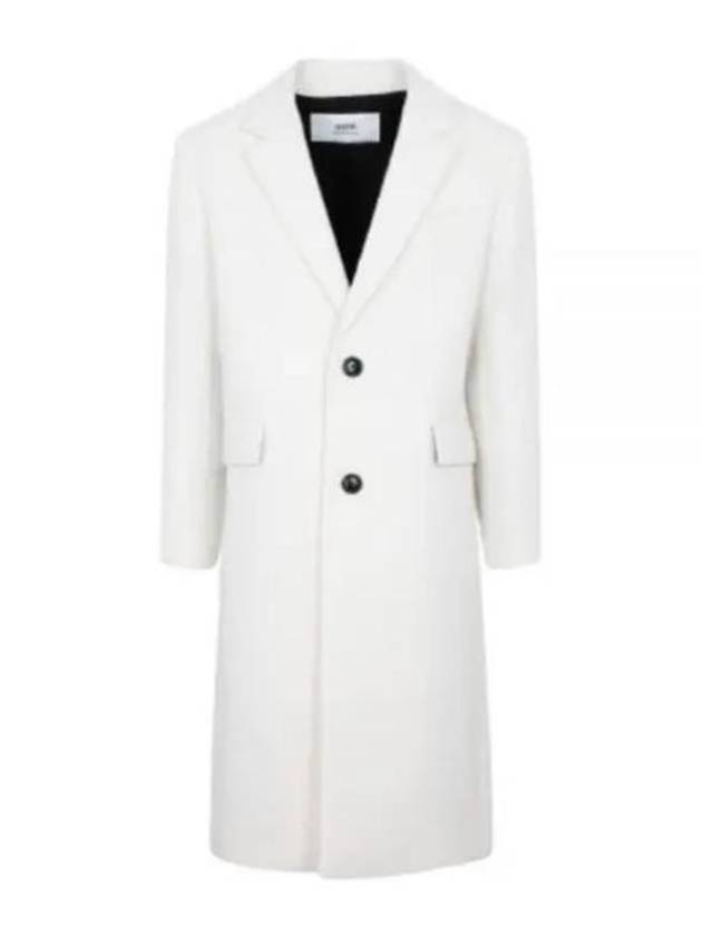 Men's Wool Single Coat Offwhite - AMI - BALAAN 2