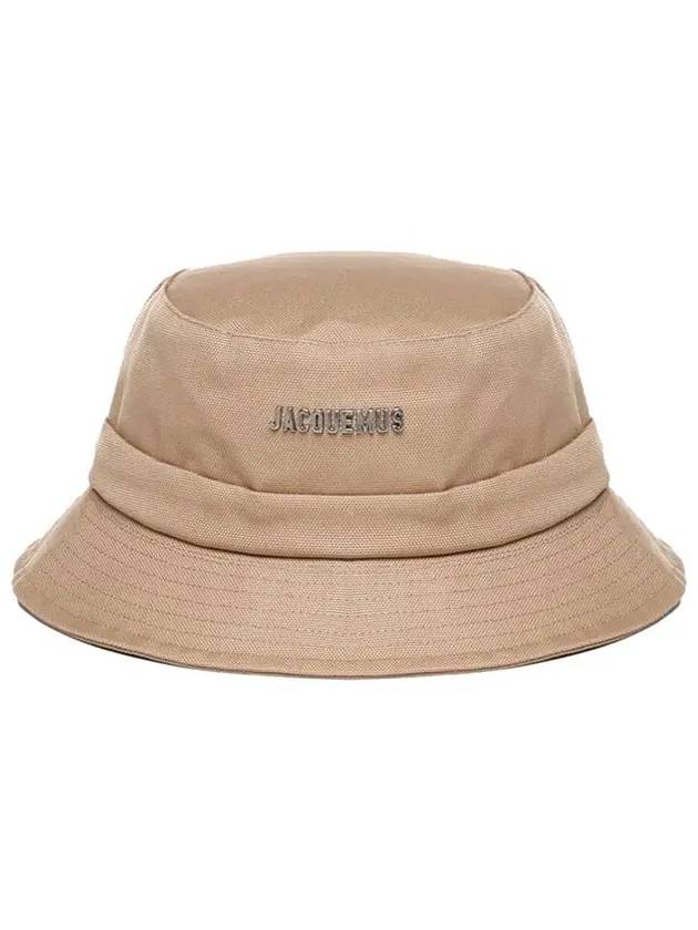 Le Bob Gadjo Bow Bucket Hat Beige - JACQUEMUS - BALAAN 2