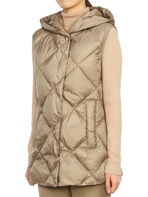 Frutto Padded Vest Beige - MAX MARA - BALAAN 4