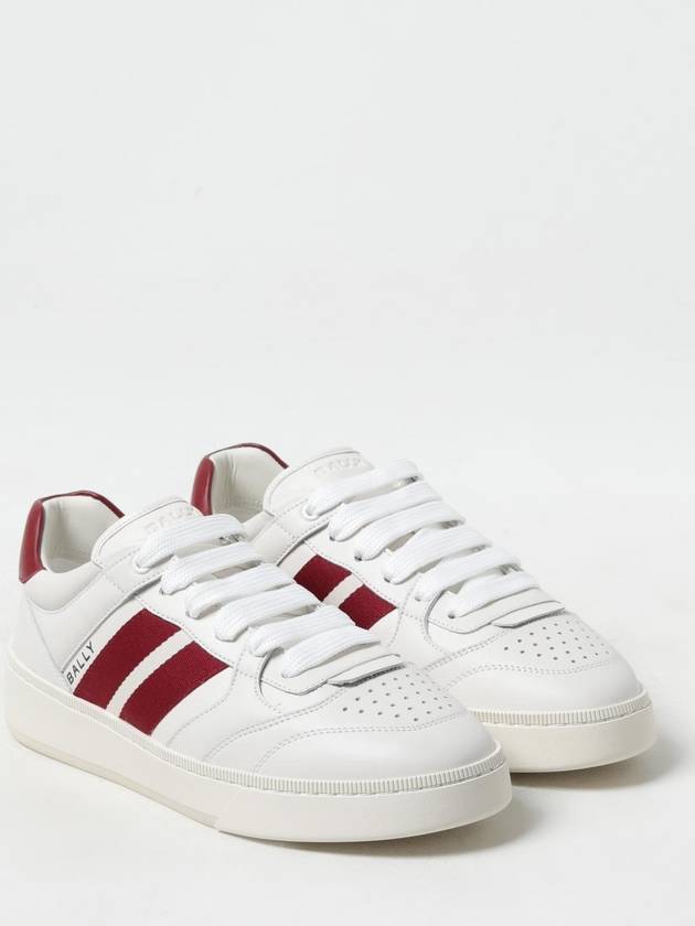 Rebby Leather Low-Top Sneakers White - BALLY - BALAAN 3