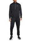 Polyknit Quarter Zip Training Tracksuit Black - NIKE - BALAAN 3