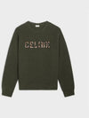 Embroided Logo Knit Top Green - CELINE - BALAAN 3