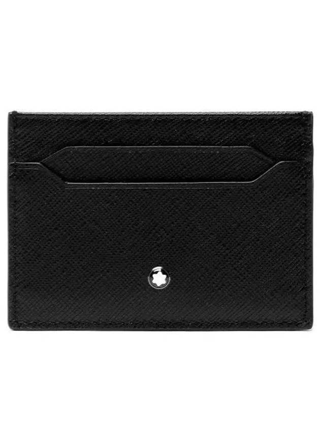 Sartorial 5CC Leather Card Wallet Black - MONTBLANC - BALAAN 2