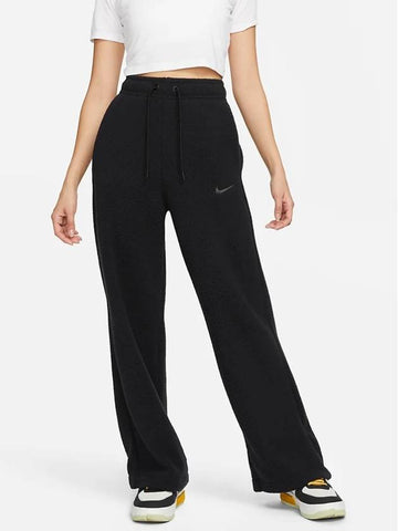 Fleece Pants DV4362 010 Black WOMENS S M Asian Fit - NIKE - BALAAN 1