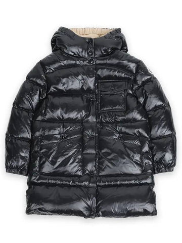 Kids BECKA down long padded jacket black 1C00012 5963V 999 8 10A - MONCLER - BALAAN 1