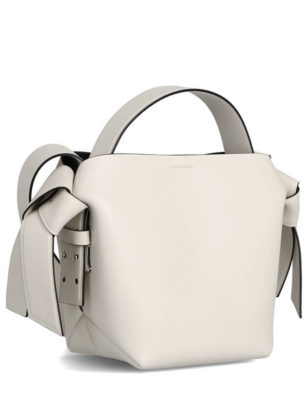 Musubi Leather Mini Shoulder Bag White - ACNE STUDIOS - BALAAN 5