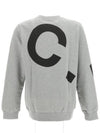 Cory Big Logo Cotton Sweatshirt Grey - A.P.C. - BALAAN 2