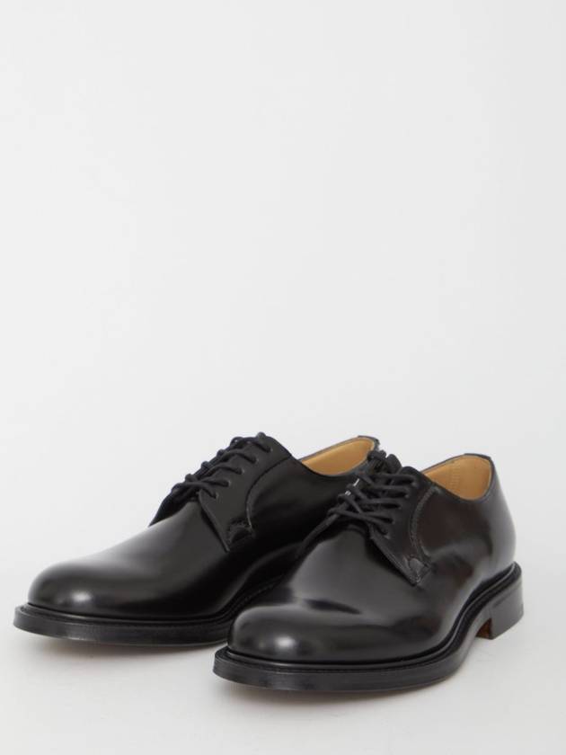 Shannon Leather Lace Up Derby Black - CHURCH'S - BALAAN 3