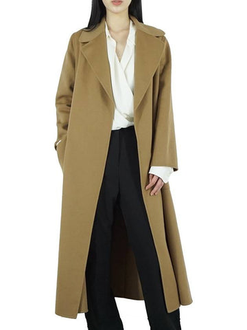 PAOLORE Women s Long Coat Camel 2429016151600 045 - MAX MARA - BALAAN 1