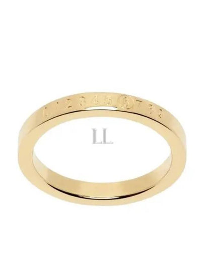 Numeric Minimal Signature Ring Gold - MAISON MARGIELA - BALAAN 2