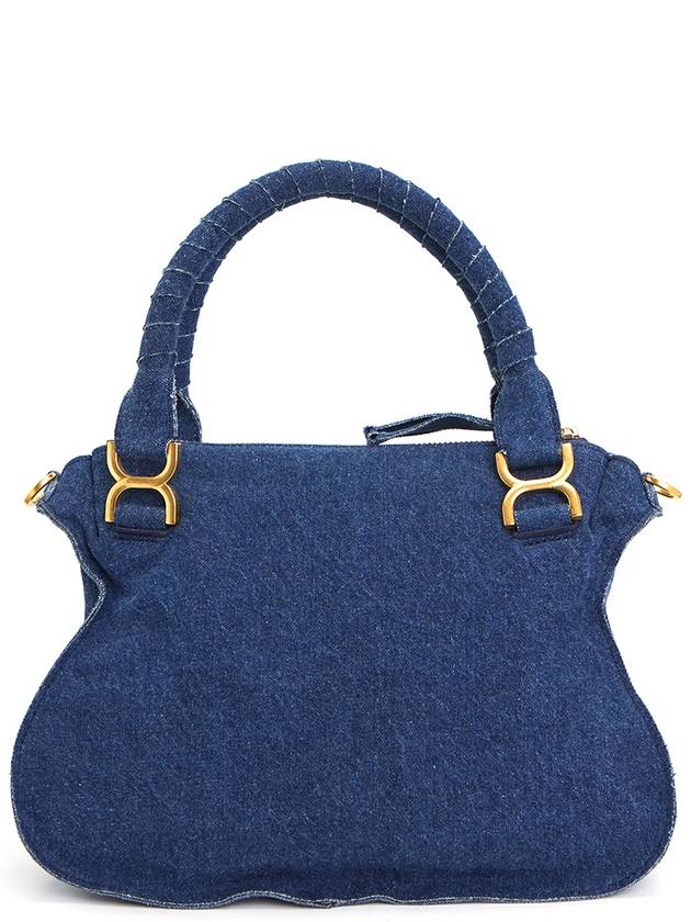 Marcie Double Carry Shoulder Bag Blue - CHLOE - BALAAN 5