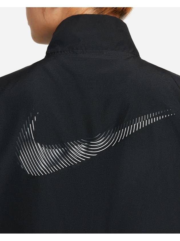 Genuine W Dry Fit Swoosh HBR Jacket FB4695 010 - NIKE - BALAAN 7