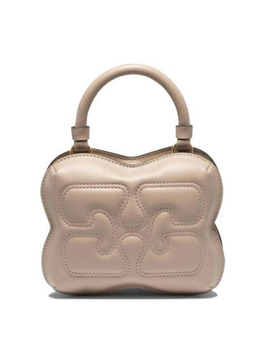 Butterfly Small Cross Bag Beige - GANNI - BALAAN 1