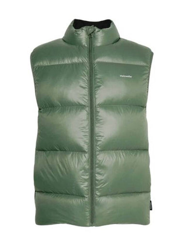 Holzweiler Men's Dark Green Shiny Daff Down Vest, Size Large - HOLZWEILER - BALAAN 1