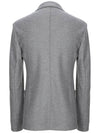 Compressed wool processed minimal blazer - ARMANI COLLEZIONI - BALAAN 6