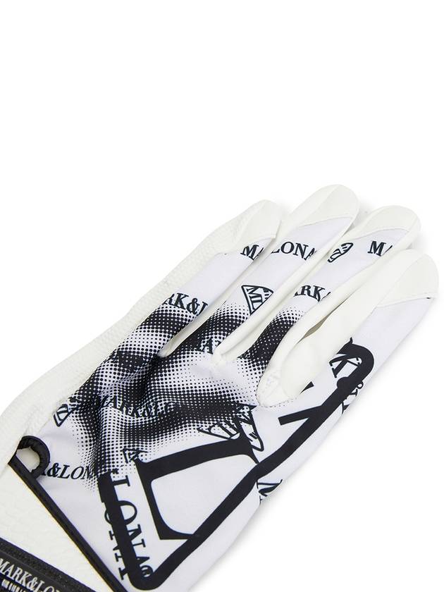 Golf Gloves MCS 4A SG51 WHITE Unisex Left Hand - MARK & LONA - BALAAN 3