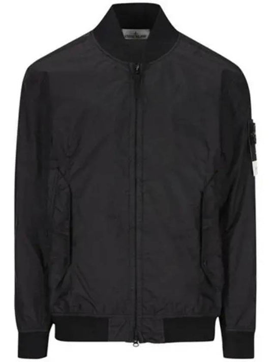 Membrana 3L TC Bomber Jacket Black - STONE ISLAND - BALAAN 2