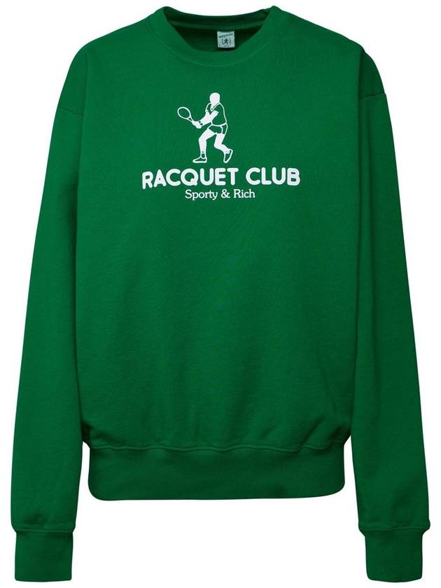 Sporty & Rich Green Cotton Sweatshirt - SPORTY & RICH - BALAAN 1