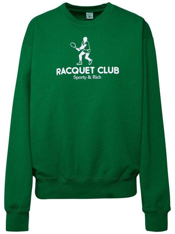 Sporty & Rich Green Cotton Sweatshirt - SPORTY & RICH - BALAAN 1