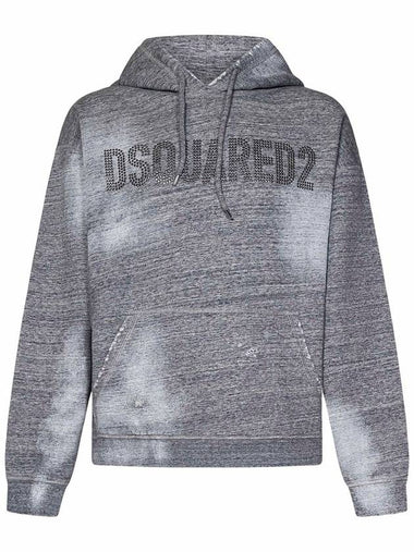 DSQUARED2 Grey Cotton Sweatshirt - DSQUARED2 - BALAAN 1