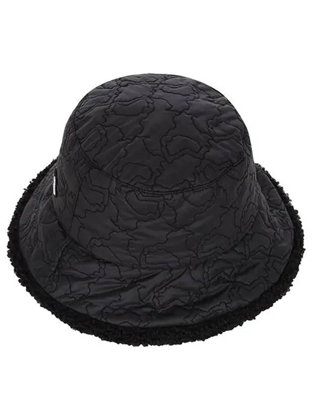 Quilted Bookle Bucket Hat 8643LXAHBLACK - BLACK&WHITE - BALAAN 3