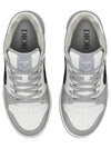 Oblique Detail Leather Low Top Sneakers White Grey - DIOR - BALAAN 4