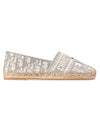 Granville Oblique Embroidered Cotton Espadrilles Grey - DIOR - BALAAN 1