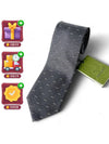 GG Dot Pattern Silk Tie Navy - GUCCI - BALAAN 3