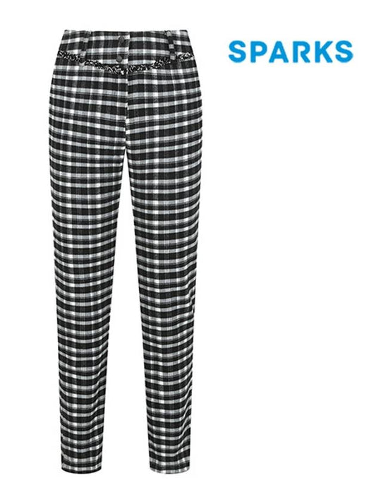 Women s Check Pants SL3LPA003 - SPARKS - BALAAN 1