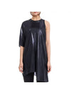 Women's Unbalanced Short Dress Navy - GOLDEN GOOSE - BALAAN 1