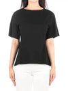 Women's Butterfly Short Sleeve T-Shirt Black - THEORY - BALAAN 2