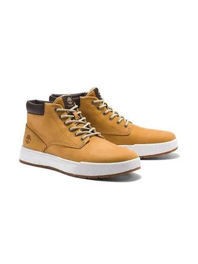 Men's Maple Grove Midcut High Top Sneakers Wheat - TIMBERLAND - BALAAN 2