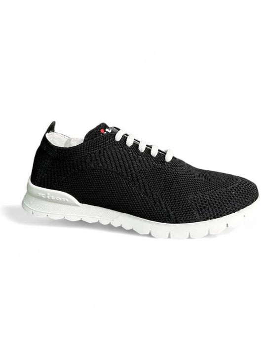 24 Mesh Men's Running Sneakers Black - KITON - BALAAN 1