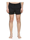 cross swim shorts black - MARCELO BURLON - BALAAN.