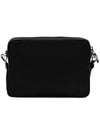 Re-Nylon Saffiano Leather Shoulder Bag Black - PRADA - BALAAN 5