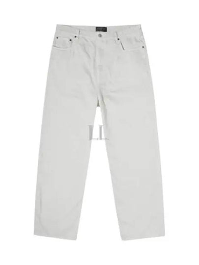 Loose Fit Wide Leg Jeans White - BALENCIAGA - BALAAN 2