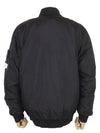 Reps R NY Bomber Jacket Black - STONE ISLAND - BALAAN 4