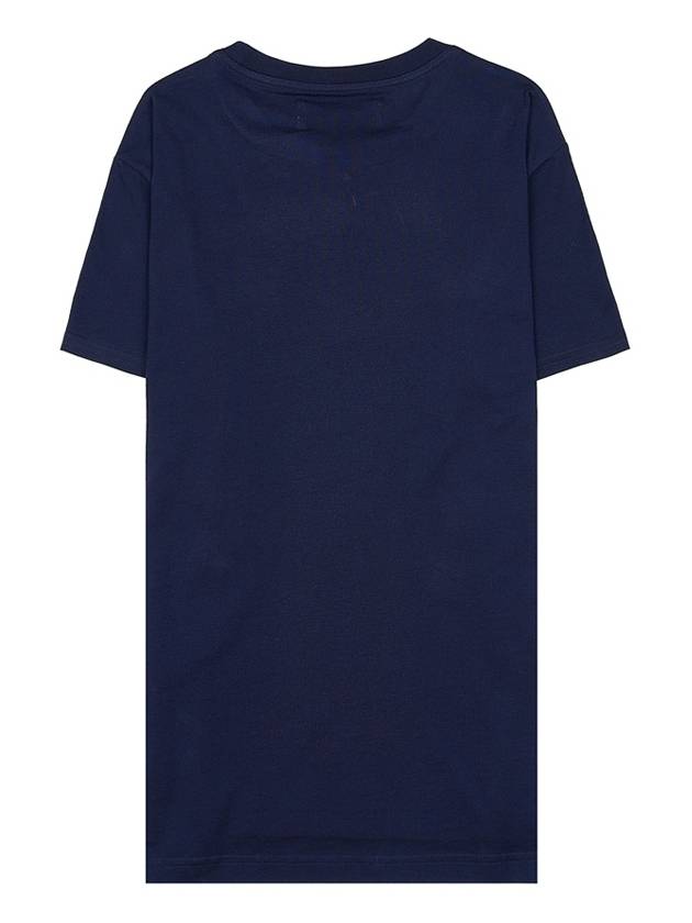 Embroided ORB Peru Short Sleeve T-Shirt Navy - VIVIENNE WESTWOOD - BALAAN 3