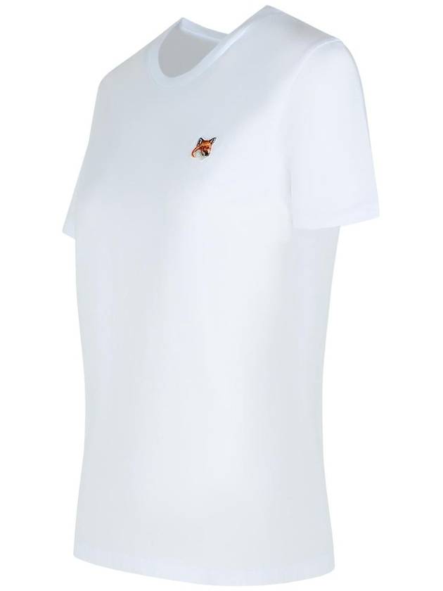 Fox Head Patch Regular Short Sleeve T-Shirt White - MAISON KITSUNE - BALAAN 3