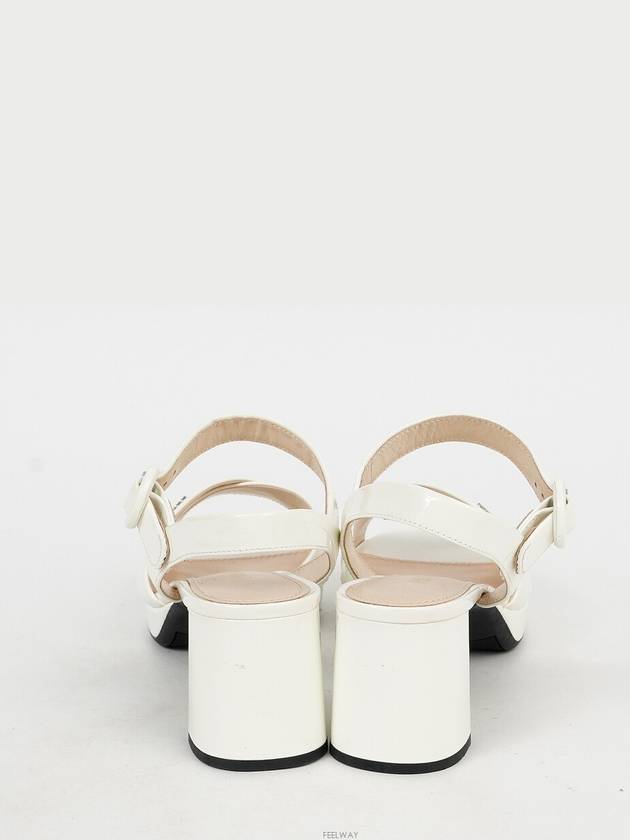 patent sandals white 37 74216 - PRADA - BALAAN 4