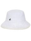 Quilted Bookle Bucket Hat 8643LXAHWHITE - BLACK&WHITE - BALAAN 2