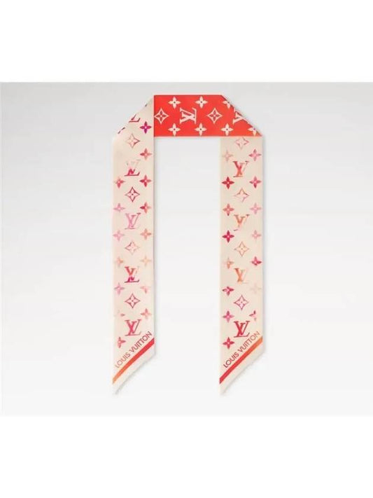 Sunrise Aquarelle Nano Scarf Pink - LOUIS VUITTON - BALAAN 1