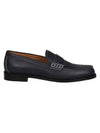 Granville Grained Calfskin Loafers Navy - DIOR - BALAAN 2