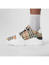 Vintage Check Suede Leather Sneakers Archive Beige - BURBERRY - BALAAN 5