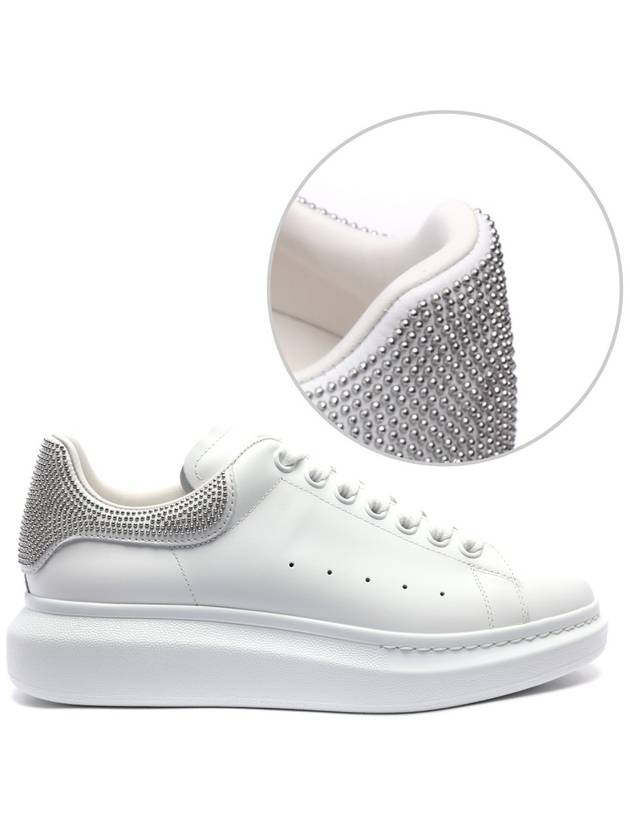 Micro Stud Tab Low Top Sneakers White - ALEXANDER MCQUEEN - BALAAN 2