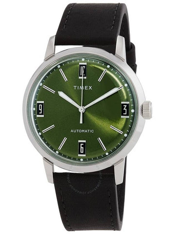 Timex Marlin Automatic Green Dial Men's Watch TW2V44600 - TIMEX - BALAAN 1