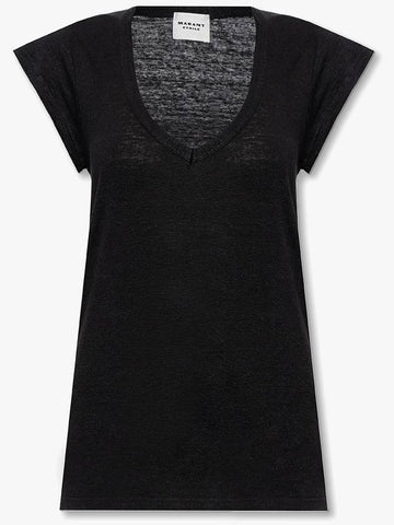 Marant Etoile ‘Zankou’ T-shirt, Women's, Black - ISABEL MARANT - BALAAN 1